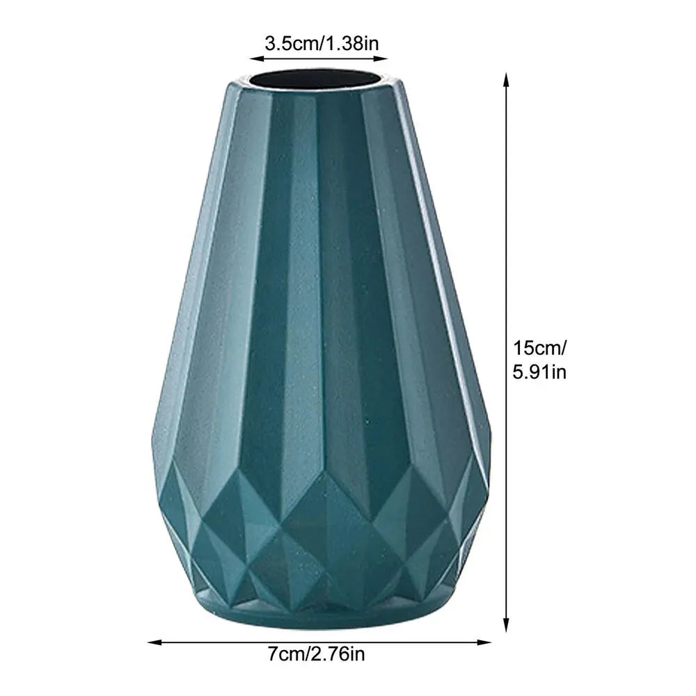 Nordic Flower Vase Imitation Ceramic Plastic Flower Vase Pot